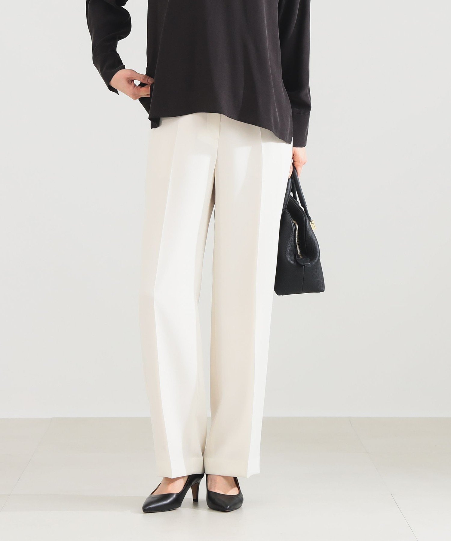 【デミルクス ビームス/Demi-Luxe BEAMS】のソフト ストレート パンツ ビームスセレモニー2026 入学式 卒業式 入園式 卒園式 フォーマル 保護者会 面接 式典 七五三 インテリア・キッズ・メンズ・レディースファッション・服の通販 founy(ファニー) 　ファッション　Fashion　レディースファッション　Fashion for Women　パンツ　Pants & Trousers　ウォーム　Warm Fabric　シンプル　Simple, Minimal　ジャケット　Jacket, Outerwear　ストレッチ　Stretch, Stretchy Fabric　ストレート　Straight, Straight Cut　セットアップ　Set-Up, Coordinated Outfit　センター　Center, Center Line　とろみ　Fluid, Flowy Fabric　フェミニン　Feminine, Girly　フォーマル　Formal, Dressy　フロント　Front, Front Design　プリーツ　Pleats, Pleated　ポケット　Pocket, Pocket Detail　マニッシュ　Mannish, Boyish　ループ　Loop, Loop Knit　おすすめ　Recommended / Our Picks　セレモニー　Ceremony　入学式　Entrance Ceremony　卒業式　Graduation Ceremony　ビジネス 仕事 通勤　Business / Work / Commuting　OFF_WHITE|ID: prp329100004828612 ipo3291000000035141633