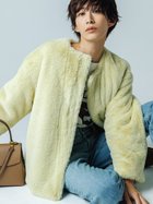 【ミラオーウェン/Mila Owen】の【NEW YEAR S SPECIAL ITEM】リバーシブルエコファージャケット 人気、トレンドファッション・服の通販 founy(ファニー) ファッション Fashion レディースファッション Fashion for Women アウター Coat / Outerwear Collection レディースジャケット・軽アウター Jackets エレガント 上品 Elegant キルティング Quilted, Quilting ジャケット Jacket, Outerwear スマート Smart, Elegant トレンド Trend, Trending Now なめらか Smooth, Silky Texture バランス Balance, Style Balance フェイクファー Faux Fur, Imitation Fur 防寒 Cold Protection, Winter-Ready リバーシブル Reversible, Two-Sided thumbnail LIME[022]|ID: prp329100004828616 ipo3291000000035141747