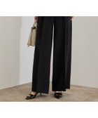 【ロペ/ROPE'】の【洗える】ダブルクロスワイドパンツ(美人パンツ) 人気、トレンドファッション・服の通販 founy(ファニー) ファッション Fashion レディースファッション Fashion for Women パンツ Pants & Trousers おすすめ Recommended / Our Picks とろみ Fluid, Flowy Fabric カットソー Cut and Sewn Top サテン Satin, Glossy Fabric ストレッチ Stretch, Stretchy Fabric ストレート Straight, Straight Cut ポケット Pocket, Pocket Detail エレガント 上品 Elegant 定番 Standard, Basic Item 洗える Machine Washable thumbnail ブラック(01)|ID: prp329100004828617 ipo3291000000035141753