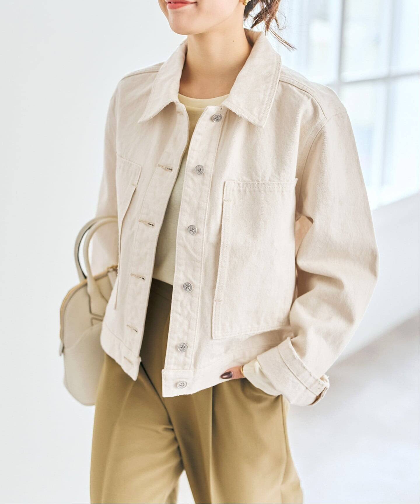 【スピック&スパン/Spick & Span】の5 1/2 M-35 JACKET インテリア・キッズ・メンズ・レディースファッション・服の通販 founy(ファニー) 　ファッション　Fashion　レディースファッション　Fashion for Women　アウター　Coat / Outerwear Collection　レディースジャケット・軽アウター　Jackets　2026年　2026　シンプル　Simple, Minimal　ジャケット　Jacket, Outerwear　デニム　Denim, Jeans Material　バランス　Balance, Style Balance　リラックス　Relax, Relaxed Fit　春　Spring　ナチュラル|ID: prp329100004828627 ipo3291000000035141845