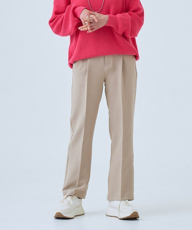 【ピエロ/Pierrot】のRASW テーパードパンツ インテリア・キッズ・メンズ・レディースファッション・服の通販 founy(ファニー) 　ファッション　Fashion　レディースファッション　Fashion for Women　パンツ　Pants & Trousers　バランス　Balance, Style Balance　エレガント 上品　Elegant　ライトベージュ|ID: prp329100004828630 ipo3291000000035141877