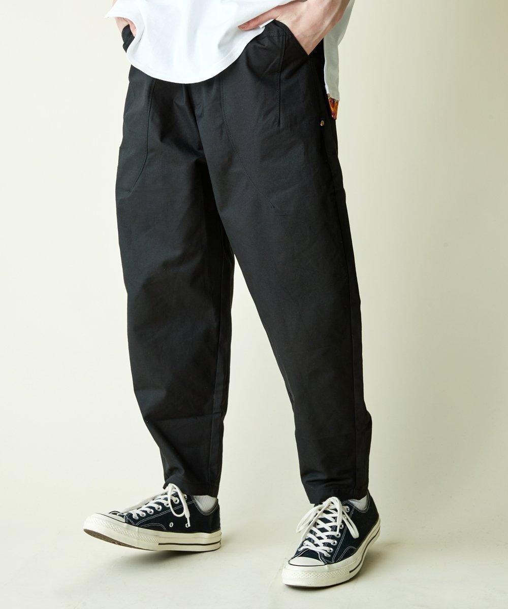 【レアセル/rehacer】のrehacer Farmers Wide Pants インテリア・キッズ・メンズ・レディースファッション・服の通販 founy(ファニー) 　ファッション　Fashion　レディースファッション　Fashion for Women　パンツ　Pants & Trousers　ツイル　Twist, Twisted Detail　パイピング　Piping, Trim Design　ポケット　Pocket, Pocket Detail　ユーズド　Used, Vintage-Look　リラックス　Relax, Relaxed Fit　Black|ID: prp329100004828632 ipo3291000000035141886