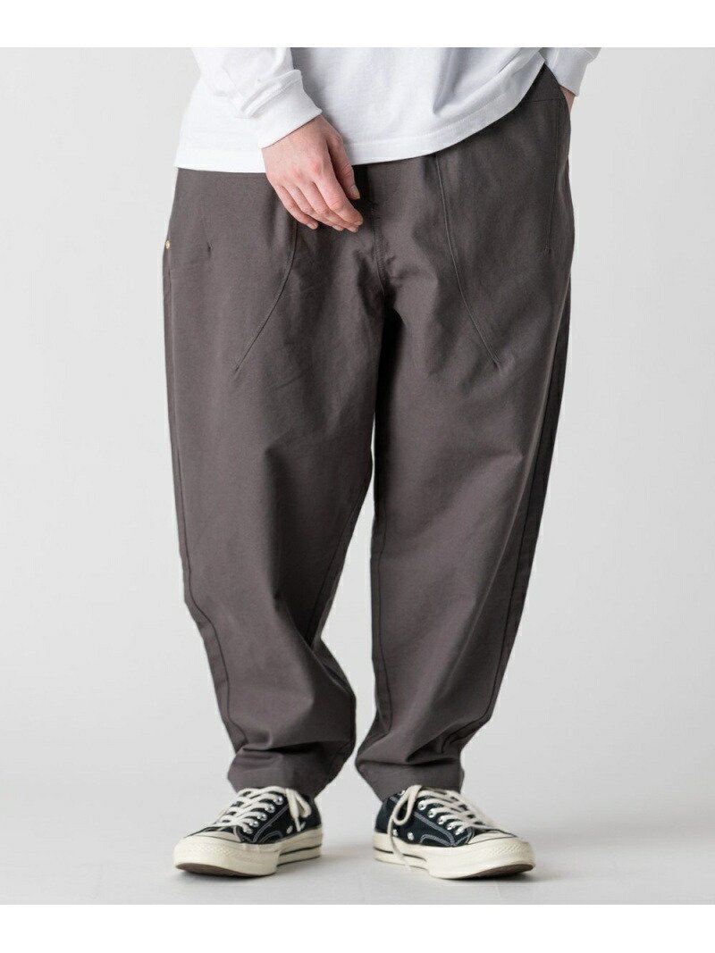【レアセル/rehacer】のrehacer Farmers Wide Pants インテリア・キッズ・メンズ・レディースファッション・服の通販 founy(ファニー) 　ファッション　Fashion　レディースファッション　Fashion for Women　パンツ　Pants & Trousers　ツイル　Twist, Twisted Detail　パイピング　Piping, Trim Design　ポケット　Pocket, Pocket Detail　ユーズド　Used, Vintage-Look　リラックス　Relax, Relaxed Fit　Gray|ID: prp329100004828632 ipo3291000000035141888