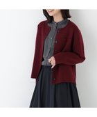 【ヒューマンウーマン/HUMAN WOMAN】のハイゲージミラノリブクルーネックジャケット 人気、トレンドファッション・服の通販 founy(ファニー) ファッション Fashion レディースファッション Fashion for Women アウター Coat / Outerwear Collection レディースジャケット・軽アウター Jackets おすすめ Recommended / Our Picks カーディガン Cardigan, Knitwear ジャケット Jacket, Outerwear スタンダード Standard, Basic スリット Slit, Slit Detail ポケット Pocket, Pocket Detail thumbnail ワイン|ID: prp329100004828640 ipo3291000000035141995
