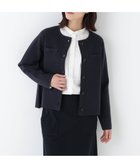 【ヒューマンウーマン/HUMAN WOMAN】のハイゲージミラノリブクルーネックジャケット 人気、トレンドファッション・服の通販 founy(ファニー) ファッション Fashion レディースファッション Fashion for Women アウター Coat / Outerwear Collection レディースジャケット・軽アウター Jackets おすすめ Recommended / Our Picks カーディガン Cardigan, Knitwear ジャケット Jacket, Outerwear スタンダード Standard, Basic スリット Slit, Slit Detail ポケット Pocket, Pocket Detail thumbnail チャコール1|ID: prp329100004828640 ipo3291000000035141997