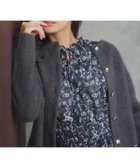 【ノエラ/Noela】のラクーンブレンドニットジャケット チャコールグレー|ID: prp329100004828643 ipo3291000000035142044