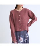 【ノエラ/Noela】のラクーンブレンドニットジャケット ピンク|ID: prp329100004828643 ipo3291000000035142045