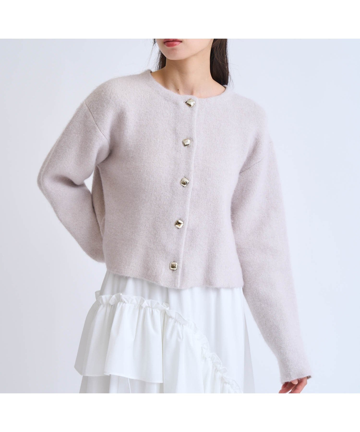 【ノエラ/Noela】のラクーンブレンドニットジャケット インテリア・キッズ・メンズ・レディースファッション・服の通販 founy(ファニー) 　ファッション　Fashion　レディースファッション　Fashion for Women　アウター　Coat / Outerwear Collection　レディースジャケット・軽アウター　Jackets　おすすめ　Recommended / Our Picks　ジャケット　Jacket, Outerwear　ポケット　Pocket, Pocket Detail　ベージュ|ID: prp329100004828643 ipo3291000000035142047