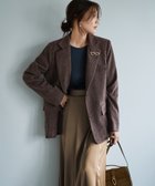 【スタイルデリ/STYLE DELI】のベルベット調テーラードジャケット 人気、トレンドファッション・服の通販 founy(ファニー) ファッション Fashion レディースファッション Fashion for Women アウター Coat / Outerwear Collection レディースジャケット・軽アウター Jackets テーラードジャケット / 通勤・きれいめスタイル Tailored Jackets & Blazers ジャケット Jacket, Outerwear ストレート Straight, Straight Cut スリット Slit, Slit Detail テーラード Tailored, Tailored Fit トレンチ Trench, Trench Coat 定番 Standard, Basic Item 長袖 Long Sleeve, Full Sleeve フロント Front, Front Design ブルゾン Blouson, Bomber Jacket ベルベット Velvet, Velvety ベロア Velour, Soft Velvet ポケット Pocket, Pocket Detail マフラー Scarf, Muffler ライダース Riders 冬 Winter / This Winter thumbnail ブラウン|ID: prp329100004828650 ipo3291000000035142070
