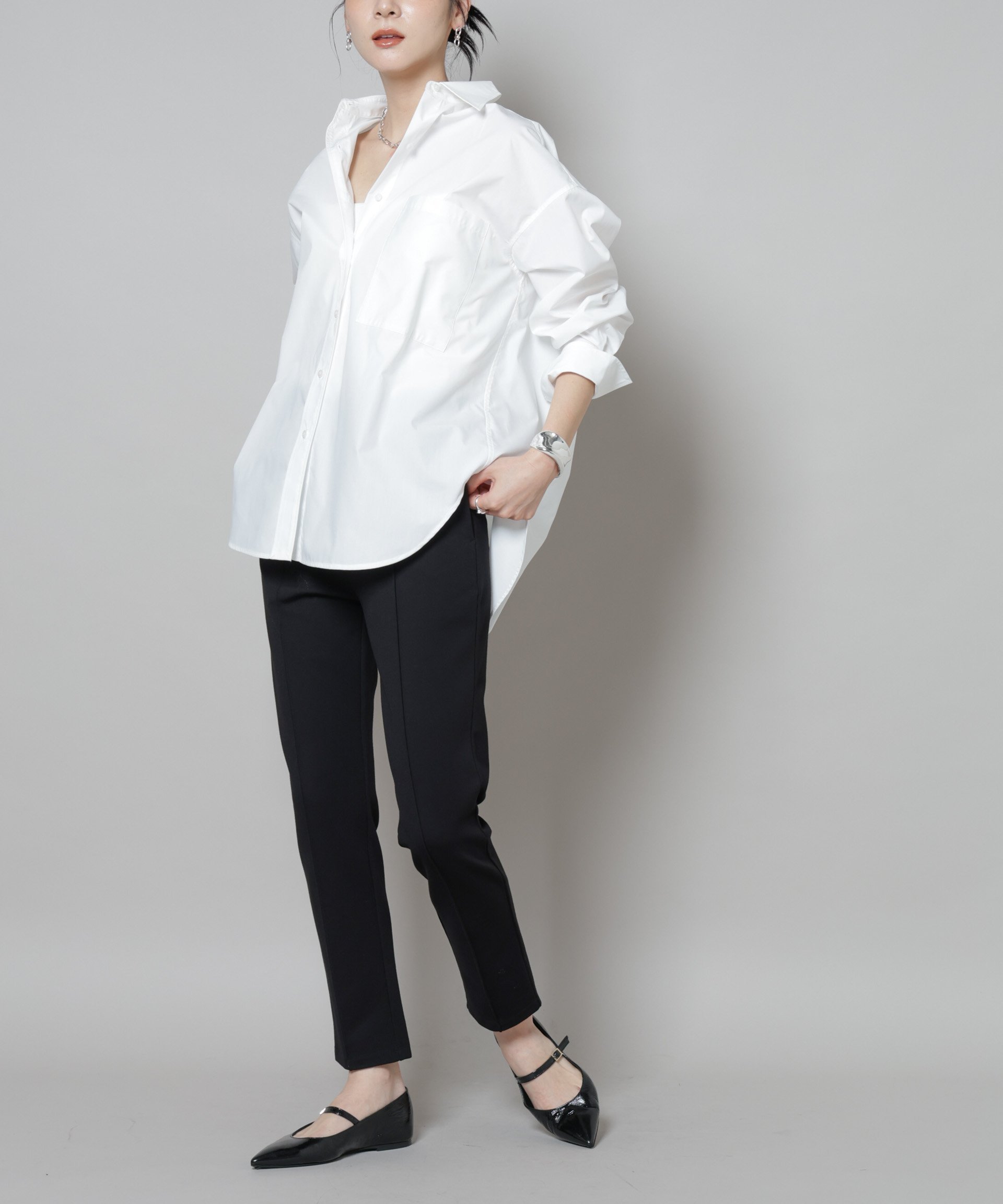 【ナノ ユニバース/nano universe】のピンタックポンチスリムパンツ 人気、トレンドファッション・服の通販 founy(ファニー) 　ファッション　Fashion　レディースファッション　Fashion for Women　パンツ　Pants & Trousers　ウォッシャブル　Machine Washable　ストレッチ　Stretch, Stretchy Fabric　スリム　Slim, Slim Fit　バランス　Balance, Style Balance　ベーシック　Basic, Essential　ポケット　Pocket, Pocket Detail　ミドル　Middle Length, Mid Height　おすすめ　Recommended / Our Picks　2025年　2025　2025-2026秋冬・A/W　Autumn/Winter 2025–26 AW25–26　 other-1|ID: prp329100004828660 ipo3291000000035142155