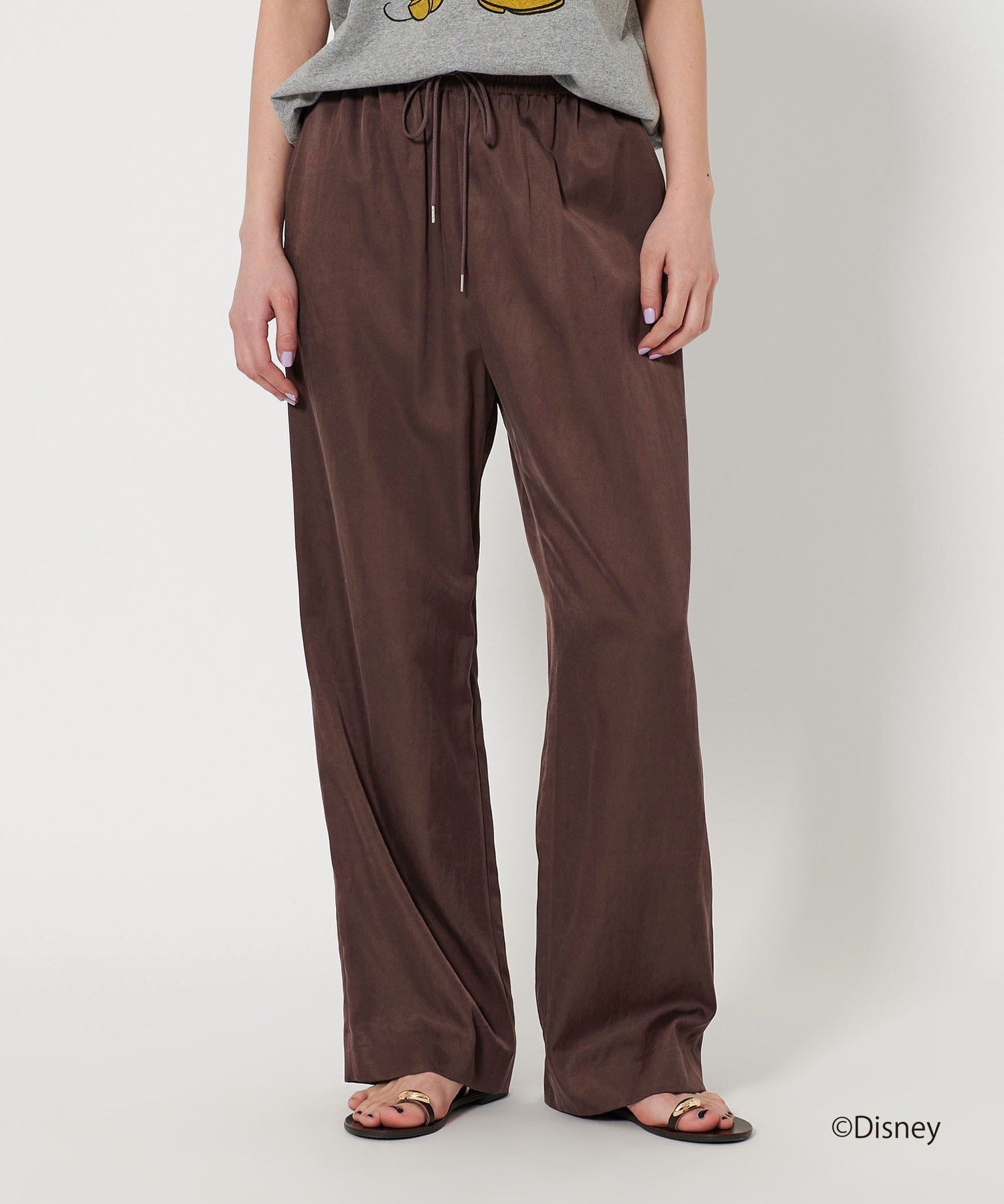 【ユナイテッドアローズ/UNITED ARROWS】のサテンドロースト ワイド パンツ 2 人気、トレンドファッション・服の通販 founy(ファニー) ファッション Fashion レディースファッション Fashion for Women パンツ Pants & Trousers カットソー Cut and Sewn Top キュプラ Cupro, Eco Fabric コンパクト Compact, Small Size シンプル Simple, Minimal ジャケット Jacket, Outerwear スマート Smart, Elegant ドレープ Drape, Draping Fabric 定番 Standard, Basic Item ポケット Pocket, Pocket Detail ワイド Wide, Wide Fit アウトレット Outlet / Clearance エレガント 上品 Elegant other-1|ID: prp329100004828663 ipo3291000000035142181