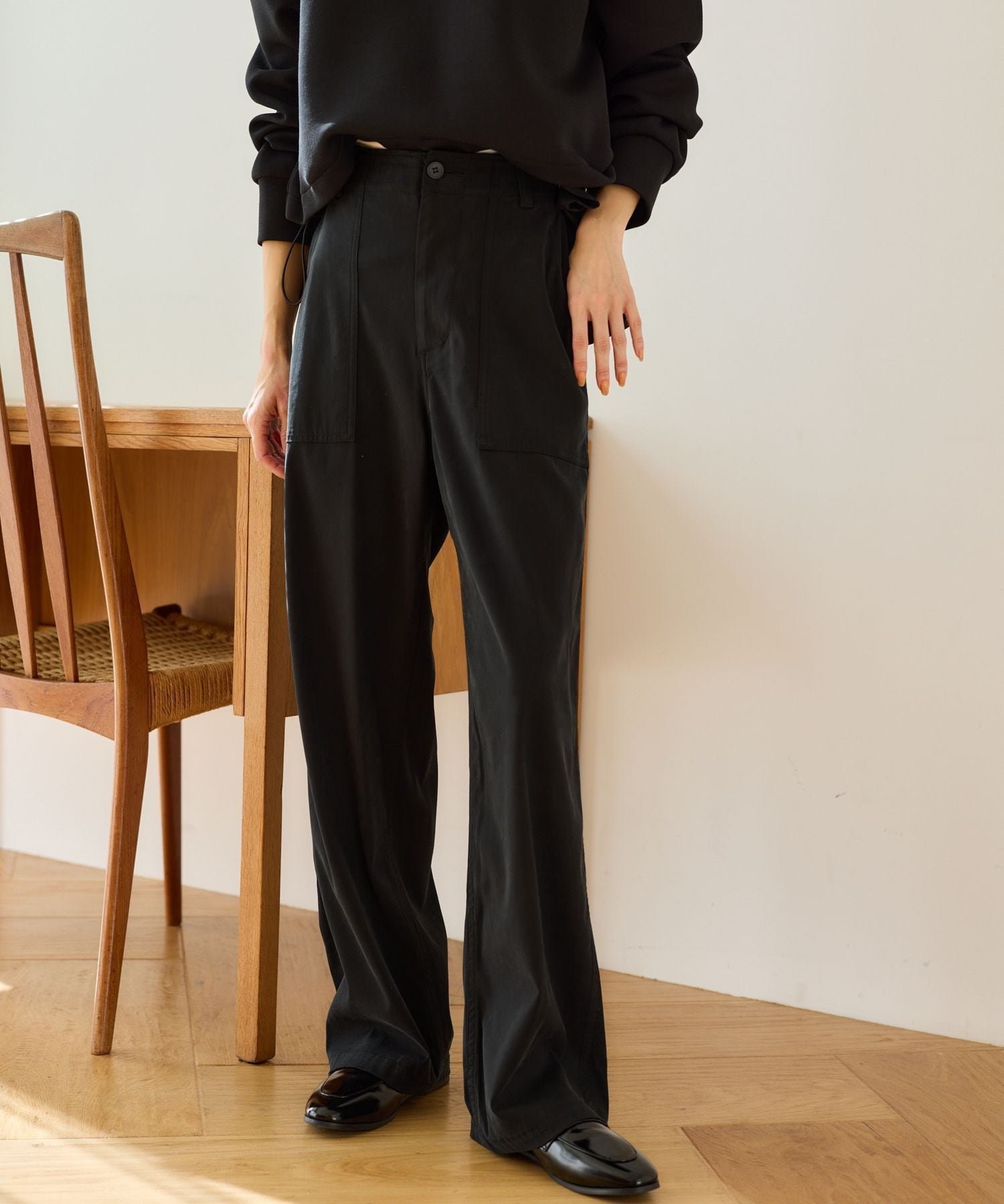 【バンヤードストーム/BARNYARDSTORM】のキレイメワークストレートパンツ 人気、トレンドファッション・服の通販 founy(ファニー) 　ファッション　Fashion　レディースファッション　Fashion for Women　パンツ　Pants & Trousers　春　Spring　カットソー　Cut and Sewn Top　キュプラ　Cupro, Eco Fabric　サンダル　Sandals, Summer Shoes　ストレッチ　Stretch, Stretchy Fabric　スニーカー　Sneakers, Trainers　スペシャル　Special, Limited Edition　トレンド　Trend, Trending Now　人気　Popular, Best Seller　バランス　Balance, Style Balance　ミリタリー　Military, Army Style　ワイド　Wide, Wide Fit　S/S・春夏　SS, Spring/Summer, Warm Season　夏　Summer　 other-1|ID: prp329100004828670 ipo3291000000035142244