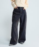【ジーナシス/JEANASiS】のフロッキーワイドデニム 人気、トレンドファッション・服の通販 founy(ファニー) ファッション Fashion レディースファッション Fashion for Women クラシカル Classical, Vintage-Inspired 今季 This Season, Current Season ジャケット Jacket, Outerwear スウェット / スエット Sweatshirt, Sweatwear デニム Denim, Jeans Material トレンド Trend, Trending Now ベルベット Velvet, Velvety ワイド Wide, Wide Fit おすすめ Recommended / Our Picks thumbnail ブラック系その他|ID: prp329100004828687 ipo3291000000035142504