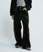 【ジーナシス/JEANASiS】のフロッキーワイドデニム 人気、トレンドファッション・服の通販 founy(ファニー) ファッション Fashion レディースファッション Fashion for Women クラシカル Classical, Vintage-Inspired 今季 This Season, Current Season ジャケット Jacket, Outerwear スウェット / スエット Sweatshirt, Sweatwear デニム Denim, Jeans Material トレンド Trend, Trending Now ベルベット Velvet, Velvety ワイド Wide, Wide Fit おすすめ Recommended / Our Picks thumbnail グリーン系その他|ID: prp329100004828687 ipo3291000000035142505