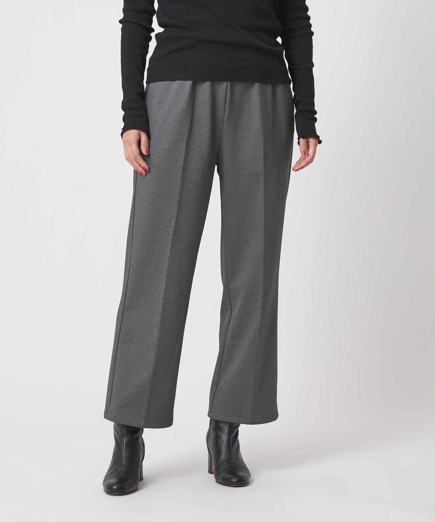 【ユナイテッドアローズ/UNITED ARROWS】のポンチ ウラケプリント イージーワイドパンツ A DAY IN THE LIFE インテリア・キッズ・メンズ・レディースファッション・服の通販 founy(ファニー) 　ファッション　Fashion　レディースファッション　Fashion for Women　パンツ　Pants & Trousers　ウォーム　Warm Fabric　カットソー　Cut and Sewn Top　ジャケット　Jacket, Outerwear　ストライプ　Stripe, Striped Pattern　センター　Center, Center Line　とろみ　Fluid, Flowy Fabric　チェック　Check, Plaid, Tartan　ツイル　Twist, Twisted Detail　トレンド　Trend, Trending Now　バランス　Balance, Style Balance　プリント　Print, Printed Pattern　メランジ　Melange, Mixed Yarn　ワイド　Wide, Wide Fit　A/W・秋冬　Autumn/Winter　アウトレット　Outlet / Clearance　ビジネス 仕事 通勤　Business / Work / Commuting　MD.GRAY|ID: prp329100004828688 ipo3291000000035142510