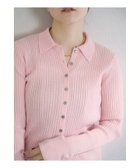 【イエナ/IENA】のEXメリノリブ ポロ襟カーディガン 人気、トレンドファッション・服の通販 founy(ファニー) ファッション Fashion レディースファッション Fashion for Women トップス・カットソー Cut & Sew Tops カーディガン・羽織り Layered Style Cardigans イタリア Italy カーディガン Cardigan, Knitwear クラシック Classic, Timeless Style シルク Silk, 100% Silk スマート Smart, Elegant デニム Denim, Jeans Material フロント Front, Front Design ボトム Bottoms, Lower Wear エレガント 上品 Elegant 2025年 2025 2025-2026秋冬・A/W Autumn/Winter 2025–26 AW25–26 thumbnail ピンク|ID: prp329100004828692 ipo3291000000035142533