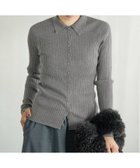 【イエナ/IENA】のEXメリノリブ ポロ襟カーディガン 人気、トレンドファッション・服の通販 founy(ファニー) ファッション Fashion レディースファッション Fashion for Women トップス・カットソー Cut & Sew Tops カーディガン・羽織り Layered Style Cardigans イタリア Italy カーディガン Cardigan, Knitwear クラシック Classic, Timeless Style シルク Silk, 100% Silk スマート Smart, Elegant デニム Denim, Jeans Material フロント Front, Front Design ボトム Bottoms, Lower Wear エレガント 上品 Elegant 2025年 2025 2025-2026秋冬・A/W Autumn/Winter 2025–26 AW25–26 thumbnail グレーA|ID: prp329100004828692 ipo3291000000035142537