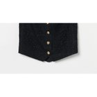 【エリオポール/heliopole】のEMBROIDERY LACE VEST 人気、トレンドファッション・服の通販 founy(ファニー) ファッション Fashion レディースファッション Fashion for Women アウター Coat / Outerwear Collection トップス・カットソー Cut & Sew Tops ベスト&ジレ / 重ね着スタイル Vests & Gilets コンパクト Compact, Small Size デニム Denim, Jeans Material レース Lace, Lace Fabric thumbnail ブラック|ID: prp329100004828696 ipo3291000000035142557