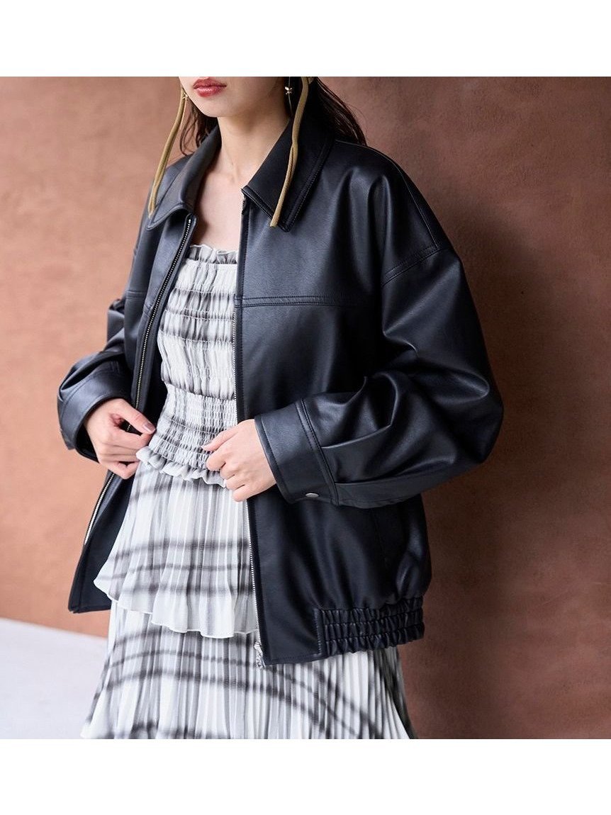 【スナイデル/SNIDEL】のバリエブルゾン 人気、トレンドファッション・服の通販 founy(ファニー) 　ファッション　Fashion　レディースファッション　Fashion for Women　アウター　Coat / Outerwear Collection　ブルゾンジャケット・スポーティアウター　Blouson Jackets　ウォッシュ　Washed Finish　ヴィンテージ　Vintage Style　ギャザー　Gathered, Ruffled　クラシカル　Classical, Vintage-Inspired　今季　This Season, Current Season　シフォン　Chiffon, Lightweight Fabric　ジップ　Zip, Zipper　スマート　Smart, Elegant　デニム　Denim, Jeans Material　トレンド　Trend, Trending Now　ビンテージ　Vintage, Retro Style　フェイクレザー　Faux Leather, PU Leather　フロント　Front, Front Design　ブルゾン　Blouson, Bomber Jacket　ポケット　Pocket, Pocket Detail　 other-1|ID: prp329100004828702 ipo3291000000035142633