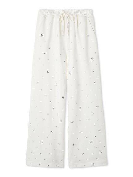 【ファーファー/FURFUR】の【限定カラー】ビジュー付きスウェットパンツ インテリア・キッズ・メンズ・レディースファッション・服の通販 founy(ファニー) 　ファッション　Fashion　レディースファッション　Fashion for Women　パンツ　Pants & Trousers　シンプル　Simple, Minimal　スマート　Smart, Elegant　ビジュー　Bijou, Jewel-like Accent　OWHT[002]|ID: prp329100004828705 ipo3291000000035142673