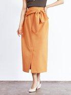 【ヴァン/Vin】のウエストリボンタイトスカート 人気、トレンドファッション・服の通販 founy(ファニー) ファッション Fashion レディースファッション Fashion for Women スカート Skirts スリット Slit, Slit Detail フィット Fit, Slim Fit フロント Front, Front Design リブニット Rib Knit, Ribbed Knit リボン Ribbon, Bow ロング Long, Long-Length エレガント 上品 Elegant thumbnail オレンジ|ID: prp329100004828709 ipo3291000000035142707