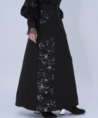 【ハレ/HARE】のフラワーキリカエナロースカート 人気、トレンドファッション・服の通販 founy(ファニー) ファッション Fashion レディースファッション Fashion for Women スカート Skirts おすすめ Recommended / Our Picks ウェーブ Wavy Pattern スウェット / スエット Sweatshirt, Sweatwear スタイリッシュ Stylish, Fashionable ストレート Straight, Straight Cut ロング Long, Long-Length 無地 Plain, Solid Color thumbnail ブラック09|ID: prp329100004828720 ipo3291000000035142838