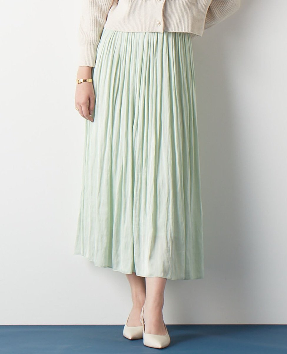 【ティアラ/Tiara】の《定番》ヴィンテージサテンギャザースカート インテリア・キッズ・メンズ・レディースファッション・服の通販 founy(ファニー) ファッション Fashion レディースファッション Fashion for Women スカート Skirts エレガント 上品 Elegant ギャザー Gathered, Ruffled セットアップ Set-Up, Coordinated Outfit タイツ Tights, Legwear 定番 Standard, Basic Item 春 Spring グリーン|ID: prp329100004828721 ipo3291000000035142843
