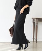 【リヴドロワ/RIVE DROITE】の【楽ちん美シルエット】コットンストレッチニットスカート 人気、トレンドファッション・服の通販 founy(ファニー) ファッション Fashion レディースファッション Fashion for Women スカート Skirts ストレッチ Stretch, Stretchy Fabric ポケット Pocket, Pocket Detail 楽ちん Easy Fit, Comfortable 再入荷 Restock / Back in Stock おすすめ Recommended / Our Picks エレガント 上品 Elegant thumbnail ブラック|ID: prp329100004828731 ipo3291000000035143024