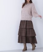 【ナチュラル ビューティー ベーシック/NATURAL BEAUTY BASIC】のミルフィーユティアードスカート オリーブブラウン|ID: prp329100004828732 ipo3291000000035143038