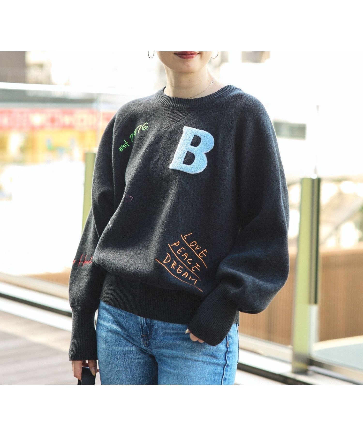 【ビームス ハート/BEAMS HEART】のスウェットライク ロゴ刺繍 ニット 人気、トレンドファッション・服の通販 founy(ファニー) ファッション Fashion レディースファッション Fashion for Women トップス・カットソー Cut & Sew Tops ニット Knit Tops & Sweaters レディースパーカー・カジュアルフーディー Casual Hoodies & Sweatshirts スウェット・クルーネックトップス Sweatshirts & Crewnecks / Relaxed Fit Sweat Tops インナー Innerwear シンプル Simple, Minimal スウェット / スエット Sweatshirt, Sweatwear ストレート Straight, Straight Cut タートル Turtleneck, Turtle Collar ロング Long, Long-Length other-1|ID: prp329100004828744 ipo3291000000035143189