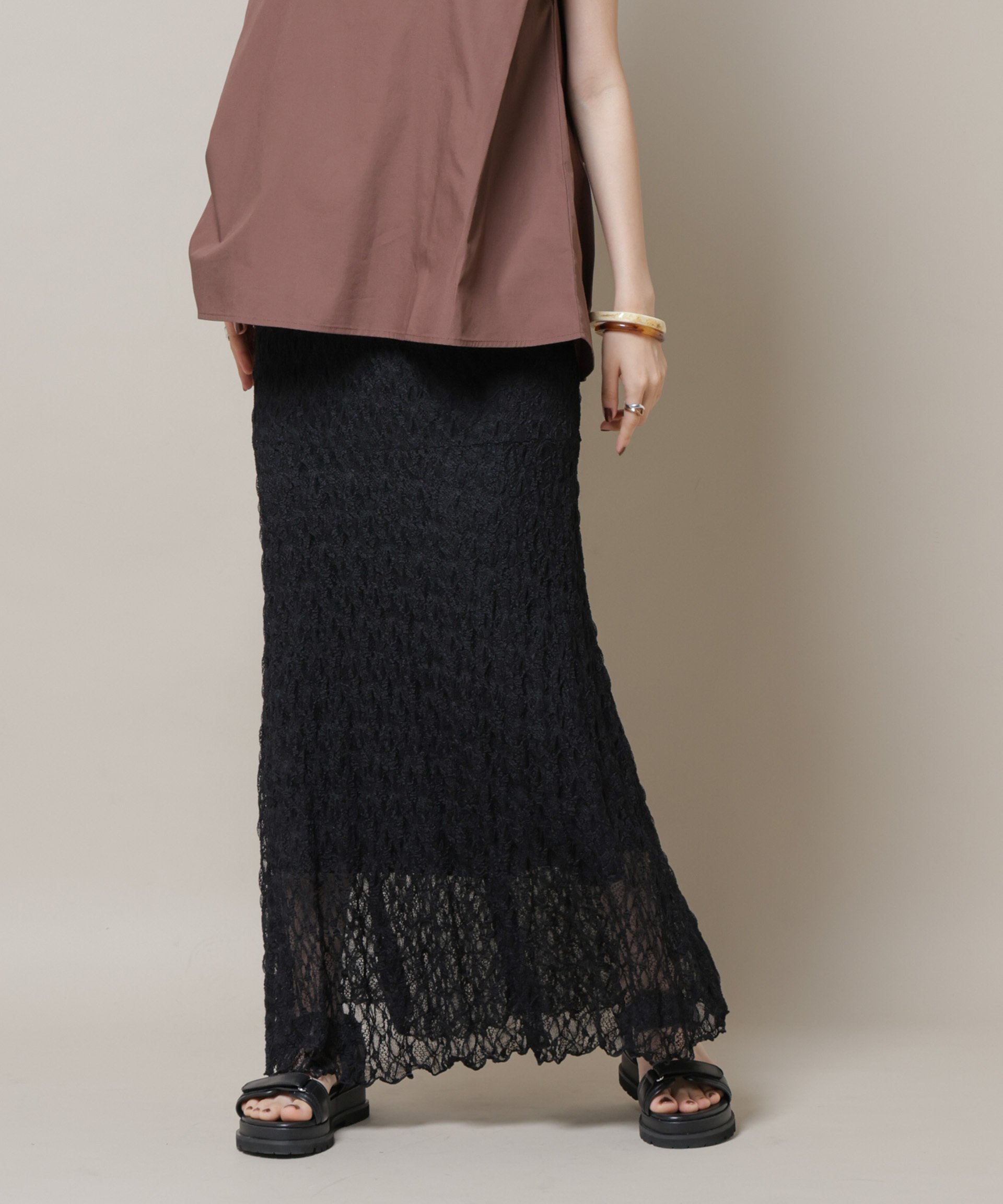 【ナノ ユニバース/nano universe】のシアーレースフレアスカート(セットアップ可) インテリア・キッズ・メンズ・レディースファッション・服の通販 founy(ファニー) ファッション Fashion レディースファッション Fashion for Women セットアップ Matching Sets スカート・ミニ/ミディ/マキシ Skirts / Mini, Midi & Maxi Skirts スカート Skirts Aライン・フレアスカート A-Line & Flared Skirts ウォッシャブル Machine Washable シンプル Simple, Minimal ストレッチ Stretch, Stretchy Fabric セットアップ Set-Up, Coordinated Outfit トレンド Trend, Trending Now フェミニン Feminine, Girly フレア Flare, Flared ベーシック Basic, Essential レース Lace, Lace Fabric アウトレット Outlet / Clearance おすすめ Recommended / Our Picks エレガント 上品 Elegant 2025年 2025 2025-2026秋冬・A/W Autumn/Winter 2025–26 AW25–26 ブラック|ID: prp329100004828747 ipo3291000000035143234