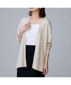 【アンタイトル/UNTITLED】の【アンサンブル可/洗える/ボタンなし】シルクウールカシミヤ 着流しカーディガン グレージュ|ID: prp329100004828748 ipo3291000000035143241