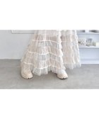 【アウトフィッター ラボ/Outfitter lab】のベロアトリムティアードスカート 人気、トレンドファッション・服の通販 founy(ファニー) ファッション Fashion レディースファッション Fashion for Women スカート Skirts ティアードスカート Tiered Skirts ウェーブ Wavy Pattern オーガンジー Organza Fabric カーディガン Cardigan, Knitwear ガーリー Girly, Feminine Style シンプル Simple, Minimal スウェット / スエット Sweatshirt, Sweatwear スポーツ Sports, Activewear チュール Tulip, Tulip Motif バランス Balance, Style Balance バレエ Ballet, Ballet Style パーカー Hoodie, Parka ビスチェ Bustier, Corset Top フレア Flare, Flared ベロア Velour, Soft Velvet ボトム Bottoms, Lower Wear ロング Long, Long-Length 冬 Winter / This Winter A/W・秋冬 Autumn/Winter thumbnail アイボリー|ID: prp329100004828749 ipo3291000000035143253