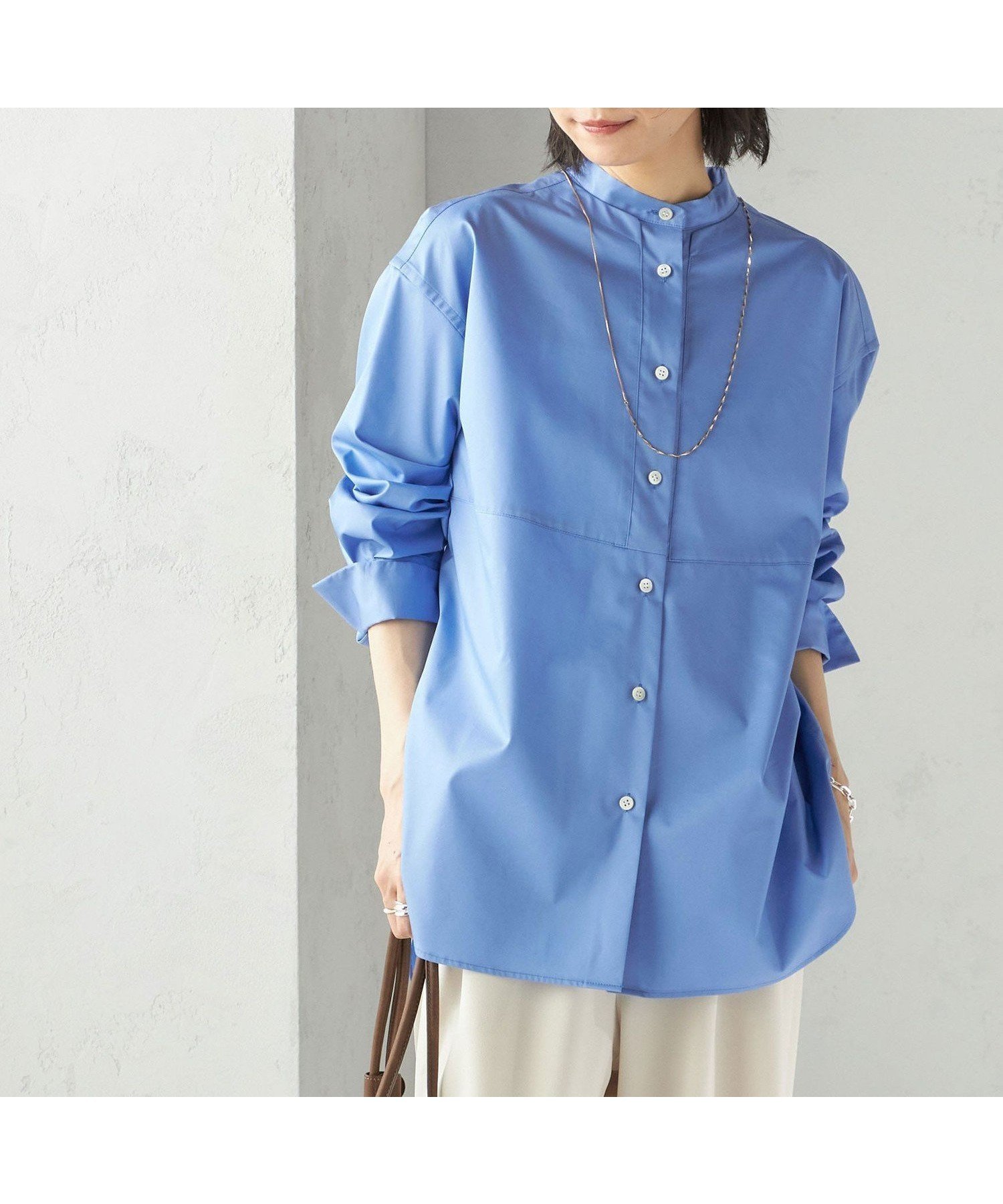 【シップス フォー ウィメン/SHIPS】の手洗い可能 ソリッド フロント ヨーク スタンドカラー シャツ インテリア・キッズ・メンズ・レディースファッション・服の通販 founy(ファニー) ファッション Fashion レディースファッション Fashion for Women トップス・カットソー Cut & Sew Tops シャツ・ブラウス・オフィスカジュアル Elegant Blouses & Button-Ups インナー Innerwear カフス Cuff Design ジャケット Jacket, Outerwear スタンド Stand Collar, Upright Stand ストレッチ Stretch, Stretchy Fabric スラックス Slacks, Dress Pants デニム Denim, Jeans Material フロント Front, Front Design ブロード Broadcloth, Fine Cotton ベスト Vest, Waistcoat ポケット Pocket, Pocket Detail ヨーク Yoke, Yoke Design A/W・秋冬 Autumn/Winter エレガント 上品 Elegant 2025年 2025 2025-2026秋冬・A/W Autumn/Winter 2025–26 AW25–26 スカイブルー|ID: prp329100004828756 ipo3291000000035143318