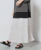 【ビームス ウイメン/BEAMS】のプリーツ ティアードスカート IVORY|ID: prp329100004828760 ipo3291000000035143331