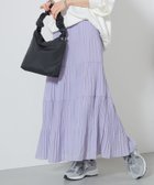 【ビームス ウイメン/BEAMS】のプリーツ ティアードスカート LAVENDER|ID: prp329100004828760 ipo3291000000035143332