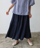 【ヴィータフェリーチェ/VitaFelice】のプリーツティアードスカート ネイビー|ID: prp329100004828764 ipo3291000000035143362