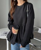 【アンドミー/andme】の裏起毛 ペプラム スウェット トップス 人気、トレンドファッション・服の通販 founy(ファニー) ファッション Fashion レディースファッション Fashion for Women トップス・カットソー Cut & Sew Tops レディースパーカー・カジュアルフーディー Casual Hoodies & Sweatshirts スウェット・クルーネックトップス Sweatshirts & Crewnecks / Relaxed Fit Sweat Tops ガーリー Girly, Feminine Style スウェット / スエット Sweatshirt, Sweatwear スリット Slit, Slit Detail タフタ Taffeta, Structured Fabric 人気 Popular, Best Seller 長袖 Long Sleeve, Full Sleeve バルーン Balloon, Balloon Silhouette フェミニン Feminine, Girly ペプラム Peplum, Flared Hem おすすめ Recommended / Our Picks thumbnail ブラック|ID: prp329100004828767 ipo3291000000035143402