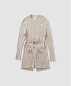 【その他のブランド/Other】のWrap Pullover 人気、トレンドファッション・服の通販 founy(ファニー) ファッション Fashion レディースファッション Fashion for Women トップス・カットソー Cut & Sew Tops カジュアルプルオーバー・ニットトップス Pullovers & Knit Tops / Casual Pullovers リブニット Rib Knit, Ribbed Knit thumbnail Beige|ID: prp329100004828771 ipo3291000000035143428