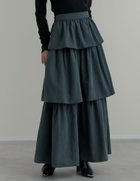 【リエディ/Re:EDIT】のピーチタフタティアードスカート 人気、トレンドファッション・服の通販 founy(ファニー) ファッション Fashion レディースファッション Fashion for Women スカート Skirts ティアードスカート Tiered Skirts おすすめ Recommended / Our Picks シンプル Simple, Minimal スウェット / スエット Sweatshirt, Sweatwear タフタ Taffeta, Structured Fabric ピーチ Peach, Soft Touch ブルゾン Blouson, Bomber Jacket リラックス Relax, Relaxed Fit ロング Long, Long-Length エレガント 上品 Elegant A/W・秋冬 Autumn/Winter thumbnail チャコールグレー|ID: prp329100004828773 ipo3291000000035143477