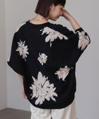 【バブ ブージュルード/Bab Bou Jeloud】の新色登場 【WEB限定】フラワージャガードドルマンニットカーディガン BLACK|ID: prp329100004828779 ipo3291000000035455147