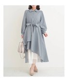 【ジェイ アンド シュプール/Re J&SUPURE】の裾チュールアシメ切り替えシャツワンピース 人気、トレンドファッション・服の通販 founy(ファニー) ファッション Fashion レディースファッション Fashion for Women ワンピース Dresses シャツワンピース / 1枚で着映えコーデ Shirt Dresses アクセサリー Fashion Accessories アシンメトリー Asymmetrical Style サンダル Sandals, Summer Shoes スキッパー Skipper, Open Collar チュール Tulip, Tulip Motif フェミニン Feminine, Girly フレア Flare, Flared ポケット Pocket, Pocket Detail リボン Ribbon, Bow おすすめ Recommended / Our Picks thumbnail 青|ID: prp329100004828784 ipo3291000000035143654
