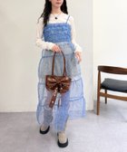 【パルグループ/PAL GROUP】の【w closet】オーガンジーキャミワンピース 人気、トレンドファッション・服の通販 founy(ファニー) ファッション Fashion レディースファッション Fashion for Women ワンピース Dresses キャミソールワンピース Camisole Dresses インナー Innerwear オーガンジー Organza Fabric カットソー Cut and Sewn Top ギャザー Gathered, Ruffled タートル Turtleneck, Turtle Collar フリル Frill, Ruffle ロング Long, Long-Length 再入荷 Restock / Back in Stock thumbnail ブルー|ID: prp329100004828789 ipo3291000000035143697