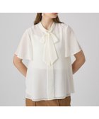 【アナイ/ANAYI】のカットドット楊柳ボウタイ ブラウス 人気、トレンドファッション・服の通販 founy(ファニー) ファッション Fashion レディースファッション Fashion for Women トップス・カットソー Cut & Sew Tops シャツ・ブラウス・オフィスカジュアル Elegant Blouses & Button-Ups カットジャガード Cut Jacquard シアー Sheer, See-Through シフォン Chiffon, Lightweight Fabric スタンド Stand Collar, Upright Stand スマート Smart, Elegant ドット Polka Dot, Dot Pattern フロント Front, Front Design ボウタイ Bow Tie, Neck Bow 無地 Plain, Solid Color A/W・秋冬 Autumn/Winter 再入荷 Restock / Back in Stock thumbnail white|ID: prp329100004828790 ipo3291000000035143701