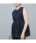 【ノーリーズ/NOLLEY'S】のレース付きペプラムベスト 人気、トレンドファッション・服の通販 founy(ファニー) ファッション Fashion レディースファッション Fashion for Women アウター Coat / Outerwear Collection トップス・カットソー Cut & Sew Tops ベスト&ジレ / 重ね着スタイル Vests & Gilets インナー Innerwear カーディガン Cardigan, Knitwear ベスト Vest, Waistcoat ペプラム Peplum, Flared Hem ミラノリブ Milano Rib, Milano Stitch モチーフ Motif, Design Theme レース Lace, Lace Fabric おすすめ Recommended / Our Picks エレガント 上品 Elegant 2025年 2025 2025-2026秋冬・A/W Autumn/Winter 2025–26 AW25–26 thumbnail ネイビー|ID: prp329100004828797 ipo3291000000035143807