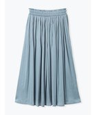 【ルディックパーク/LUDIC PARK】のサテンギャザーロングスカート 人気、トレンドファッション・服の通販 founy(ファニー) ファッション Fashion レディースファッション Fashion for Women スカート Skirts ロングスカート Long Skirts / Maxi & Midi Skirts ギャザー Gathered, Ruffled サテン Satin, Glossy Fabric スウェット / スエット Sweatshirt, Sweatwear ロング Long, Long-Length エレガント 上品 Elegant thumbnail ペールブルー|ID: prp329100004828808 ipo3291000000035143951
