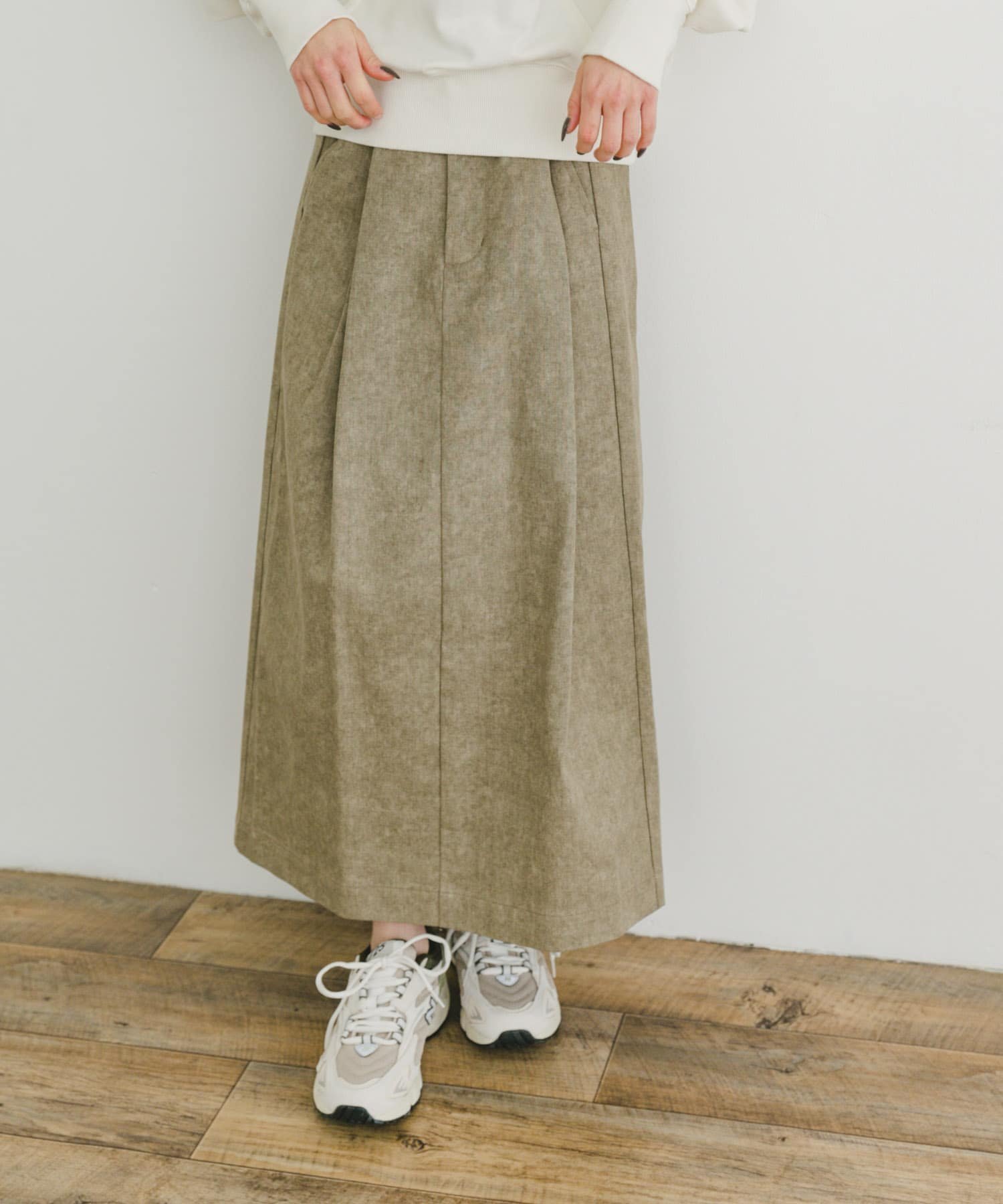 【アイテムズアーバンリサーチ/ITEMS URBAN RESEARCH】のウエストタックスカート インテリア・キッズ・メンズ・レディースファッション・服の通販 founy(ファニー) 　ファッション　Fashion　レディースファッション　Fashion for Women　スカート　Skirts　2025年　2025　2025春夏・S/S　Spring/Summer 2025 SS25　フィット　Fit, Slim Fit　夏　Summer　S/S・春夏　SS, Spring/Summer, Warm Season　BEG|ID: prp329100004828810 ipo3291000000035143966