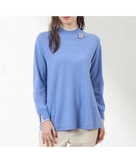 【アマカ/AMACA】のバイカラーラインチュニックニット 人気、トレンドファッション・服の通販 founy(ファニー) ファッション Fashion レディースファッション Fashion for Women トップス・カットソー Cut & Sew Tops ニット Knit Tops & Sweaters |ID:prp329100004828812