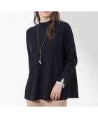 【アマカ/AMACA】のバイカラーラインチュニックニット 人気、トレンドファッション・服の通販 founy(ファニー) ファッション Fashion レディースファッション Fashion for Women トップス・カットソー Cut & Sew Tops ニット Knit Tops & Sweaters thumbnail ブラックネイビー|ID: prp329100004828812 ipo3291000000035143989