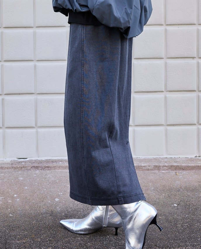 【イーブス/YEVS】のイージーコクーンスカート インテリア・キッズ・メンズ・レディースファッション・服の通販 founy(ファニー) 　ファッション　Fashion　レディースファッション　Fashion for Women　スカート　Skirts　シューズ　Shoes, Footwear　ショート　Short, Short Length　スウェット / スエット　Sweatshirt, Sweatwear　スニーカー　Sneakers, Trainers　スリット　Slit, Slit Detail　フォルム　Silhouette, Form　フラット　Flat, Flat Shoes　ブルゾン　Blouson, Bomber Jacket　ポケット　Pocket, Pocket Detail　リブニット　Rib Knit, Ribbed Knit　リラックス　Relax, Relaxed Fit　ロング　Long, Long-Length　おすすめ　Recommended / Our Picks　ブラック|ID: prp329100004828813 ipo3291000000035144004